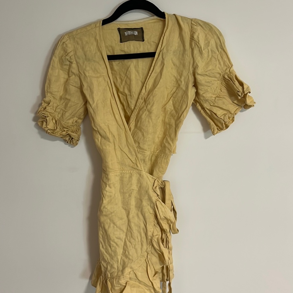 Reformation linen dress